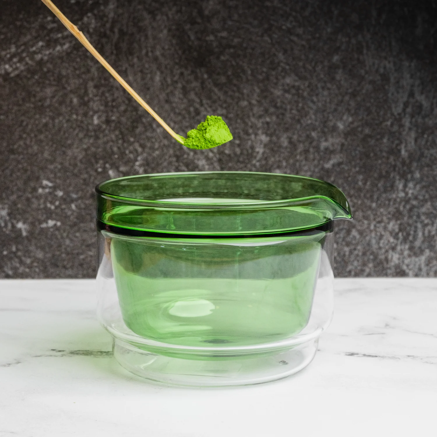 Hario Double-Walled Glass Chawan (Matcha Bowl) - Image 3